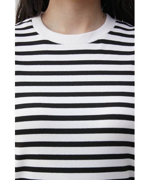 AZUL by moussy(アズールバイマウジー)の「A/B RIB CREW NECK TANK TOP/アズールベーシッククルーネックタンクトップ(タンクトップ・レディース・ブラック/ホワイト系その他/ホワイト・SMALL/MEDIUM)」の19枚目の写真