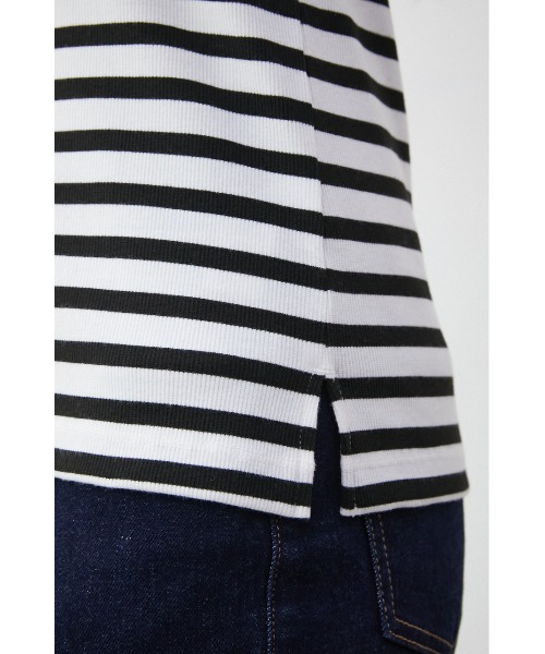 AZUL by moussy(アズールバイマウジー)の「A/B RIB CREW NECK TANK TOP/アズールベーシッククルーネックタンクトップ(タンクトップ・レディース・ブラック/ホワイト系その他/ホワイト・SMALL/MEDIUM)」の21枚目の写真