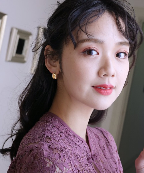 atlo（アトロ）の「ニュアンスメタルピアス 結婚式 同窓会 オケージョン お呼ばれ（ピアス（両耳用）・レディース・ゴールド/シルバー・FREE）」の8枚目の写真