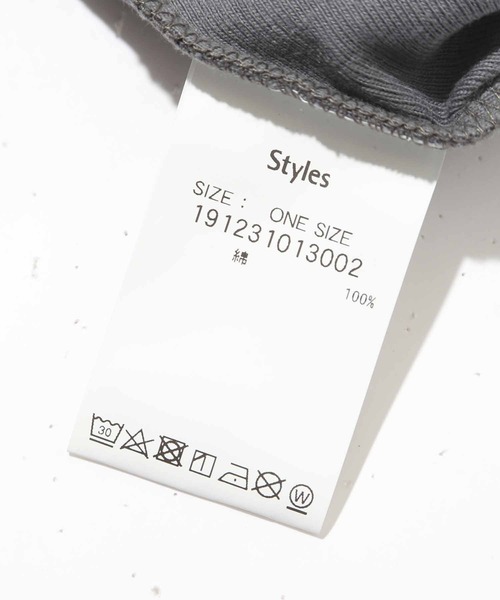 styles（スタイルス）の「Styles×HARUKI KOYAMA/ハルキコヤマ/ L/S TEE（Tシャツ/カットソー・メンズ・ブラック・ONE SIZE）」の8枚目の写真