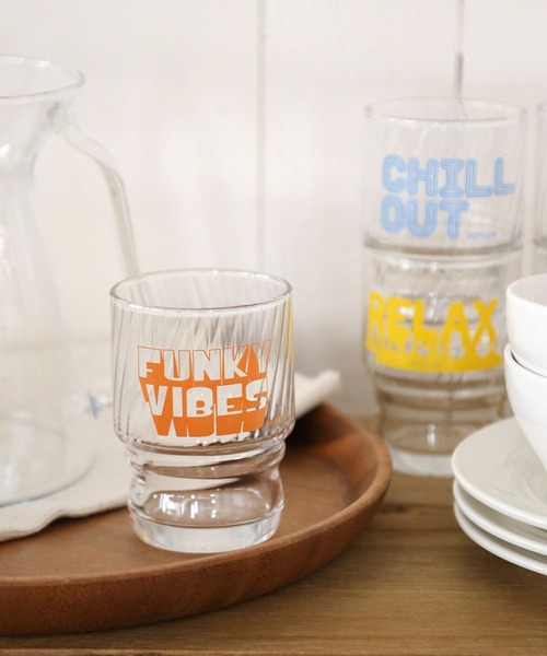 BAYFLOW（ベイフロー）の「BF TYPOスタックグラス（グラス/マグカップ/タンブラー・レディース・イエロー/オレンジ/ピンク/グリーン/ブラック/ブルー・0）」の6枚目の写真