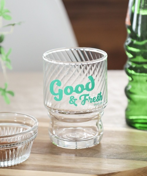 BAYFLOW（ベイフロー）の「BF TYPOスタックグラス（グラス/マグカップ/タンブラー・レディース・イエロー/オレンジ/ピンク/グリーン/ブラック/ブルー・0）」の3枚目の写真