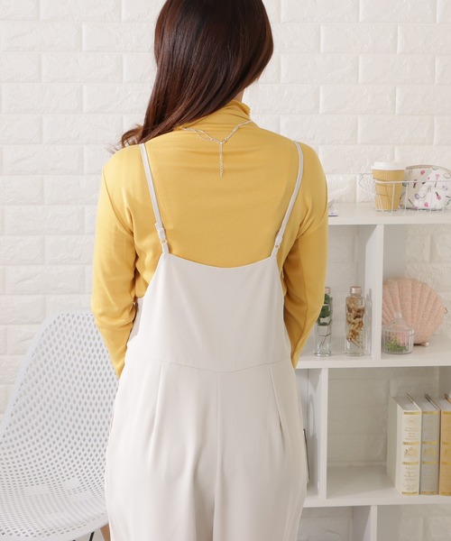 Lace Ladies（レースレディース）の「裏起毛メロウフリルプチハイネック長袖プルオーバー（Tシャツ/カットソー・レディース・ブラック/グリーン/モカ/イエロー/ブルー/ホワイト・FREE/XL）」の11枚目の写真