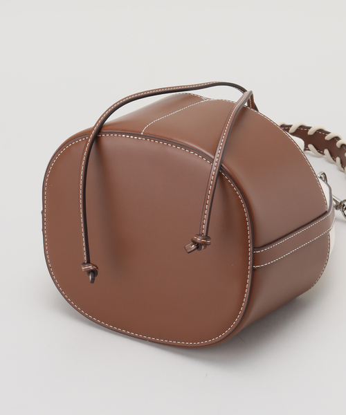 SLOBE IENA（スローブイエナ）の「【&MyuQ/アンドミューク】 PONTO キャンバスハンドバッグ（ハンドバッグ・レディース・ブラウン・FREE）」の10枚目の写真