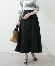 natural couture | ビットベルト付きフレアスカート(スカート)