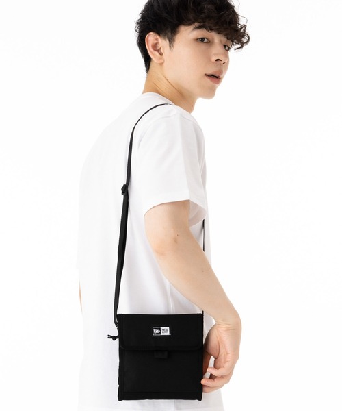 NEW ERA（ニューエラ）の「ニューエラ スクエア ネックポーチ ショルダーBAG（ショルダーバッグ・メンズ・ブラック/ベージュ/ベージュ系その他/ブラック系その他・FREE）」の14枚目の写真