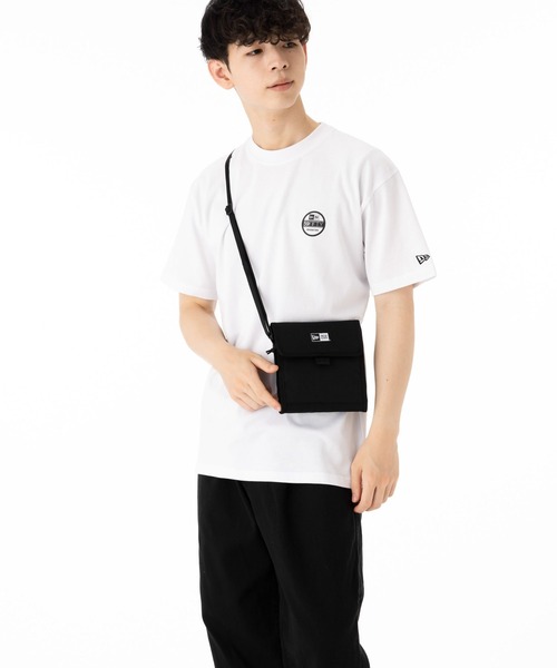 NEW ERA（ニューエラ）の「ニューエラ スクエア ネックポーチ ショルダーBAG（ショルダーバッグ・メンズ・ブラック/ベージュ/ベージュ系その他/ブラック系その他・FREE）」の11枚目の写真