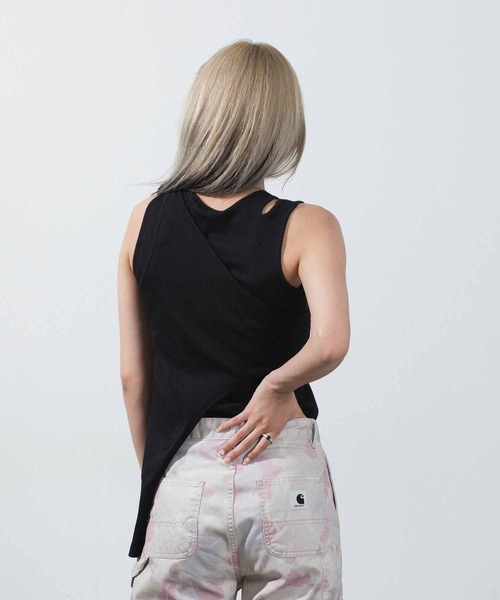 CLANE（クラネ）の「CLANE 2WAY NUANCE CUT TOPS 12105-1222（T