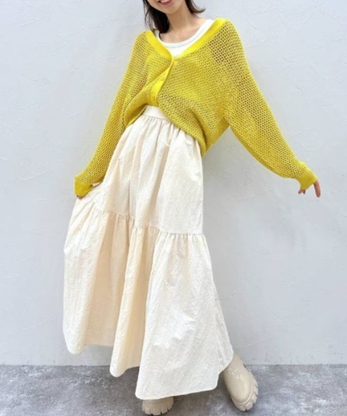 FOREVER 21(フォーエバー トゥエンティーワン)の「【STREET】ナイロンロングスカート(スカート・レディース・ブラック/ホワイト・FREE)」の15枚目の写真