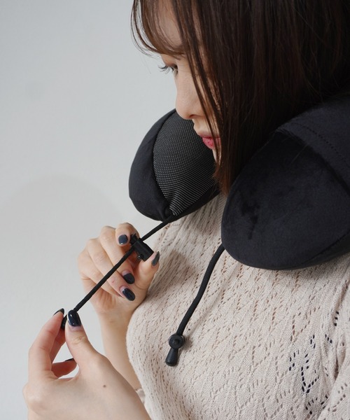 Port（ポート）の「【 旅とおうち時間を快適に 】シンプルデザイン ネックピロー / トラベルピロー #（トラベルグッズ・レディース・ブラック/ブルー/グレー/ピンク・FREE）」の16枚目の写真