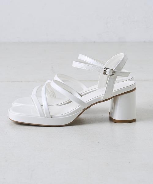 one after another NICE CLAUP（ワンアフターアナザーナイスクラップ）の「ストームストラップサンダル（サンダル・レディース・ブラック/アイボリー/ラベンダー・SMALL/MEDIUM/LARGE）」の6枚目の写真