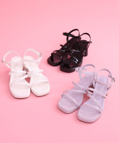 one after another NICE CLAUP（ワンアフターアナザーナイスクラップ）の「ストームストラップサンダル（サンダル・レディース・ブラック/アイボリー/ラベンダー・SMALL/MEDIUM/LARGE）」の12枚目の写真