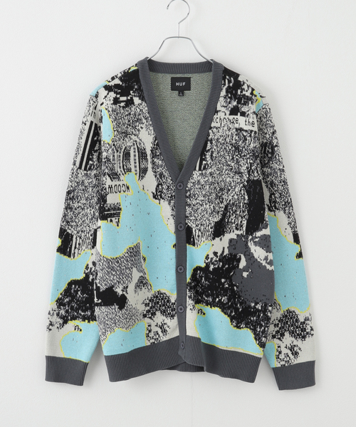 セール】【HUF / ハフ】MASHUP CARDIGAN SWEATER（カーディガン/ボレロ