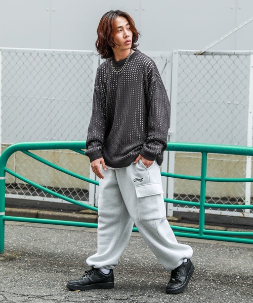 ⭐️BRIEFING メッシュセーター Mサイズ 白・黒 17HR（セブンティーンアワーズ） ニット セーター 「ユニセックス