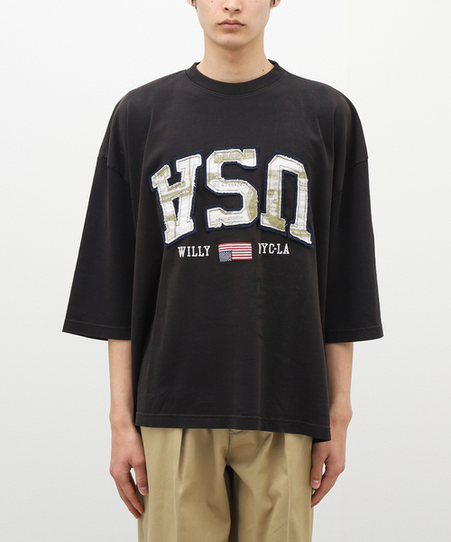 WILLY CHAVARRIA(ウィリーチャバリア)の「【WILLY CHAVARRIA / ウィリー チャバリア】BUFFALO TEE USA(Tシャツ/カットソー・メンズ・ブラック・MEDIUM/LARGE)」の3枚目の写真