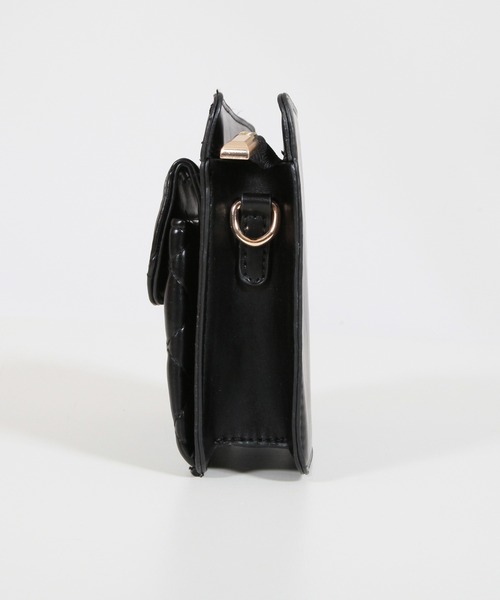 Julia Boutique(ジュリアブティック)の「チェーンショルダーキルティングバッグ/23144(ショルダーバッグ・レディース・アイボリー/ブラック・ONE)」の7枚目の写真