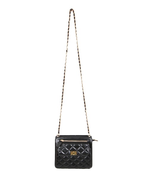 Julia Boutique(ジュリアブティック)の「チェーンショルダーキルティングバッグ/23144(ショルダーバッグ・レディース・アイボリー/ブラック・ONE)」の17枚目の写真