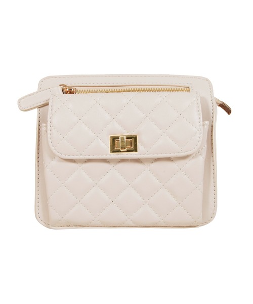Julia Boutique(ジュリアブティック)の「チェーンショルダーキルティングバッグ/23144(ショルダーバッグ・レディース・アイボリー/ブラック・ONE)」の18枚目の写真