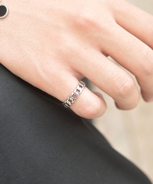 BROTHERHOOD（ブラザーフッド）の「【BROTHERHOOD】デザインリングv1「サージカルステンレス」（リング・メンズ・A/B/C/D/E/F・MEDIUM/LARGE）」の2枚目の写真