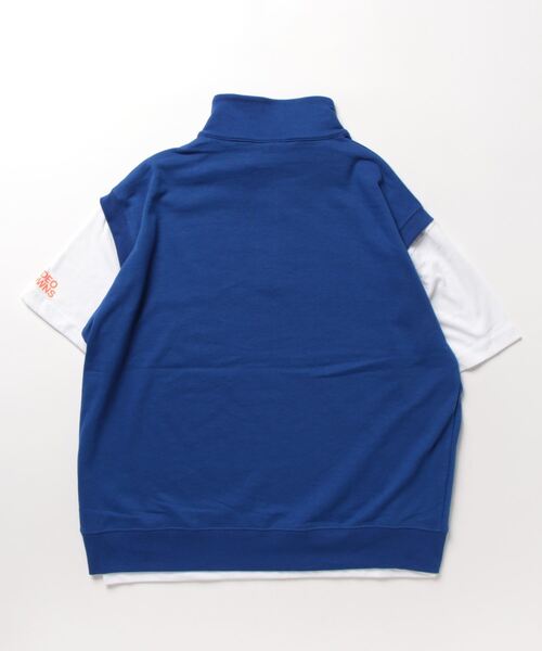 RODEO CROWNS WIDE BOWL(ロデオクラウンズワイドボウル)の「ハーフジップベスト Tシャツセット(Tシャツ/カットソー・メンズ・ブラック/グレー×ホワイト/ブルー・MEDIUM/LARGE)」の16枚目の写真