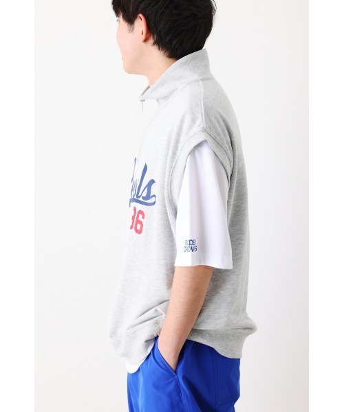 RODEO CROWNS WIDE BOWL(ロデオクラウンズワイドボウル)の「ハーフジップベスト Tシャツセット(Tシャツ/カットソー・メンズ・ブラック/グレー×ホワイト/ブルー・MEDIUM/LARGE)」の13枚目の写真