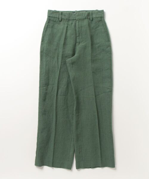 POLO RALPH LAUREN(ポロ ラルフ ローレン)の「リネン クロップド ワイドレッグ パンツ(その他パンツ・レディース・グリーン・0/00/2/4/6/8)」の6枚目の写真