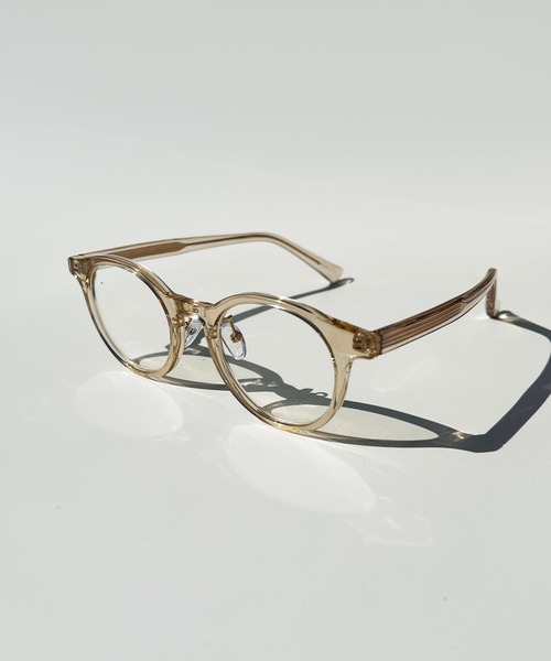 CEMONEMO(セモネモ)の「【UVカット】 ボストンフレーム メガネ(メガネ・レディース・ブラック/ブラウン/クリア・FREE)」の11枚目の写真