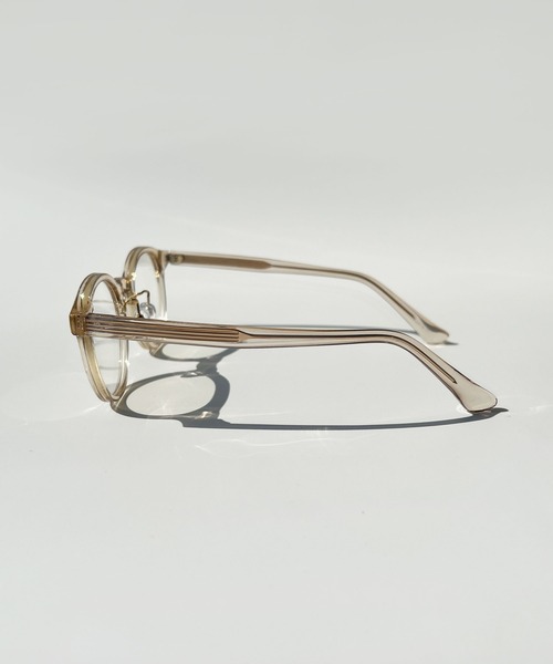 CEMONEMO(セモネモ)の「【UVカット】 ボストンフレーム メガネ(メガネ・レディース・ブラック/ブラウン/クリア・FREE)」の4枚目の写真