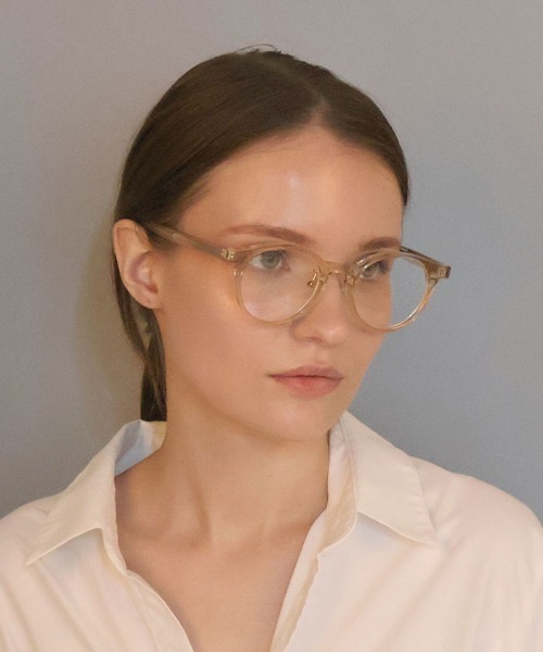 CEMONEMO(セモネモ)の「【UVカット】 ボストンフレーム メガネ(メガネ・レディース・ブラック/ブラウン/クリア・FREE)」の21枚目の写真