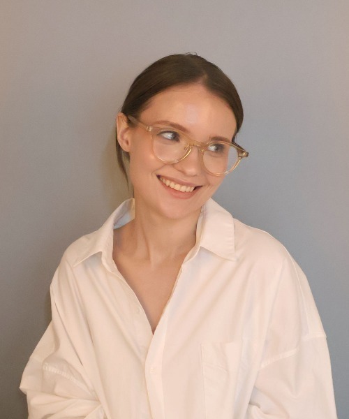 CEMONEMO(セモネモ)の「【UVカット】 ボストンフレーム メガネ(メガネ・レディース・ブラック/ブラウン/クリア・FREE)」の18枚目の写真