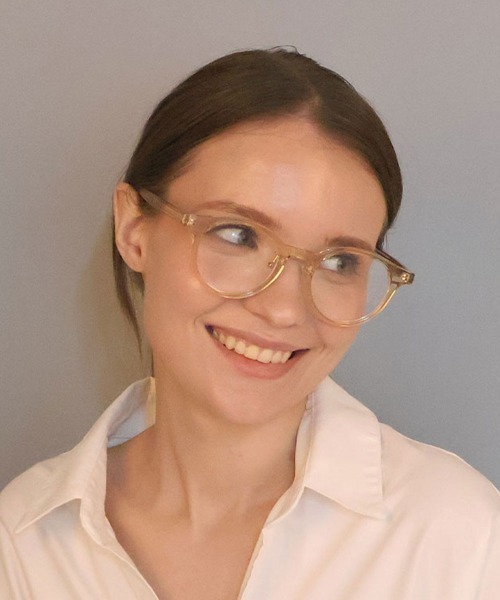 CEMONEMO(セモネモ)の「【UVカット】 ボストンフレーム メガネ(メガネ・レディース・ブラック/ブラウン/クリア・FREE)」の22枚目の写真