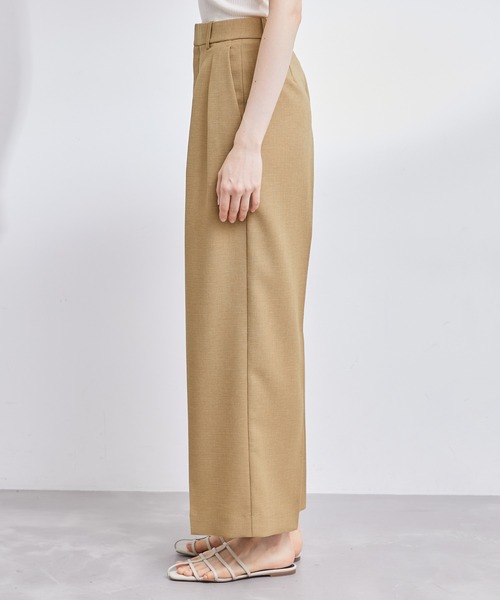 ROPE'（ロペ）の「【洗える】リネンライクワイドパンツ/セットアップ対応（その他パンツ・レディース・ブラック/ベージュ・38/36）」の7枚目の写真