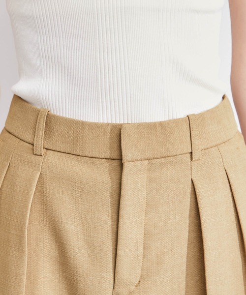 ROPE'（ロペ）の「【洗える】リネンライクワイドパンツ/セットアップ対応（その他パンツ・レディース・ブラック/ベージュ・38/36）」の9枚目の写真