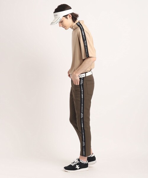 adabat（アダバット）の「◆【UVカット/接触冷感/ユニセックス】ショルダーデザイン 半袖モックネックプルオーバー（Tシャツ/カットソー・メンズ・ダークネイビー/ナチュラル/ホワイト・46/48/50）」の17枚目の写真