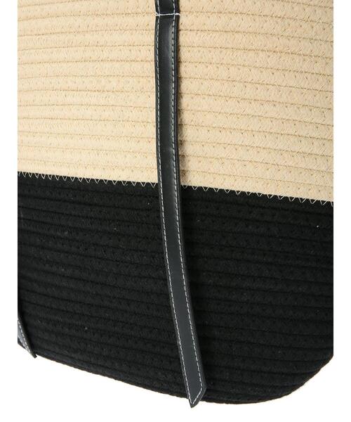 Samansa Mos2 blue（サマンサモスモスブルー）の「合皮ハンドルバスケット（ハンドバッグ・レディース・ベージュ/キナリ・F）」の13枚目の写真