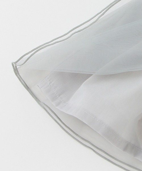 petit main（プティマイン）の「チュールOP半袖ロンパースセット（その他ベビーウェア・キッズ・アイボリー/ライトピンク/ライトブルー・80ｃｍ/70cm）」の12枚目の写真