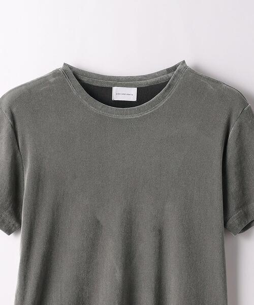 green label relaxing(グリーンレーベルリラクシング)の「シアー ベロア コンパクト Tシャツ(Tシャツ/カットソー・レディース・ライトグレー/ライトブルー/ブラック/ブラウン・FREE)」の21枚目の写真