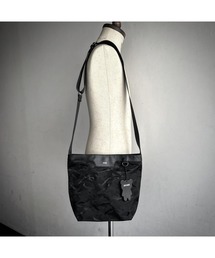 ファブリックx防水レザー・ショルダーバッグ DECADE(No-01431 ) Midole Shoulder Bag