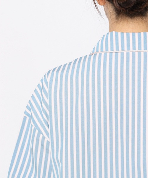 【bijorie】ストライプパジャマ／上下セットアップ