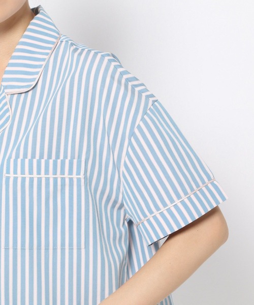 【bijorie】ストライプパジャマ／上下セットアップ