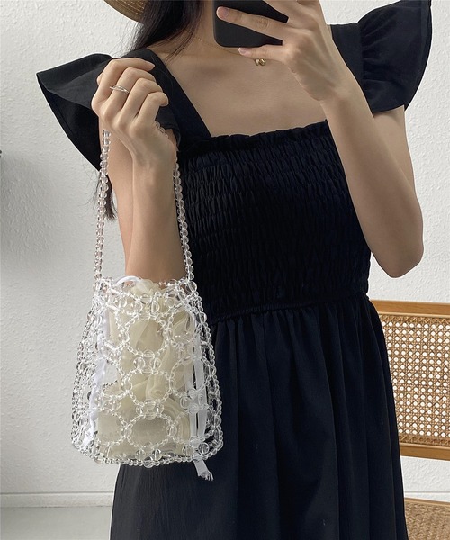 さえら　ヒスクローネ　レースパーティミニバッグ　未使用品 楽天市場】さえら ヒスクローネの通販