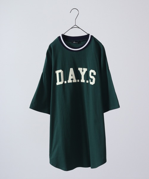 FUNALIVE(ファンアライブ)の「ラインリブ半袖プリントTシャツ(Tシャツ/カットソー・メンズ・ネイビー/ホワイト系1/ホワイト/ベージュ/グリーン系/グリーン/チャコール/杢グレー/ミント/ホワイト系/チャコールグレー/ネイビー系/ホワイト系2/ベージュ系/オレンジ/グリーン系1・M/L/XL)」の13枚目の写真