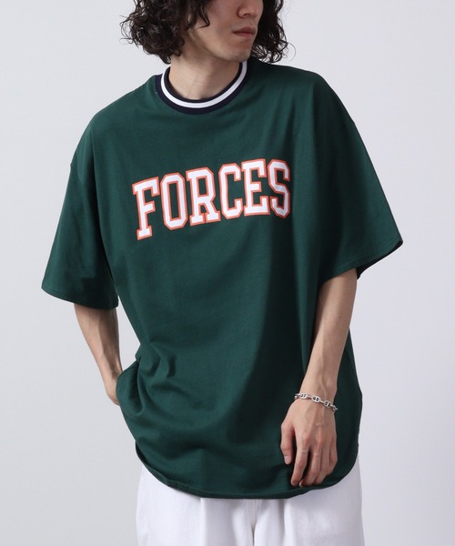FUNALIVE(ファンアライブ)の「ラインリブ半袖プリントTシャツ(Tシャツ/カットソー・メンズ・ネイビー/ホワイト系1/ホワイト/ベージュ/グリーン系/グリーン/チャコール/杢グレー/ミント/ホワイト系/チャコールグレー/ネイビー系/ホワイト系2/ベージュ系/オレンジ/グリーン系1・M/L/XL)」の10枚目の写真