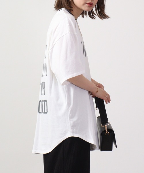 FUNALIVE(ファンアライブ)の「ラインリブ半袖プリントTシャツ(Tシャツ/カットソー・メンズ・ネイビー/ホワイト系1/ホワイト/ベージュ/グリーン系/グリーン/チャコール/杢グレー/ミント/ホワイト系/チャコールグレー/ネイビー系/ホワイト系2/ベージュ系/オレンジ/グリーン系1・M/L/XL)」の19枚目の写真