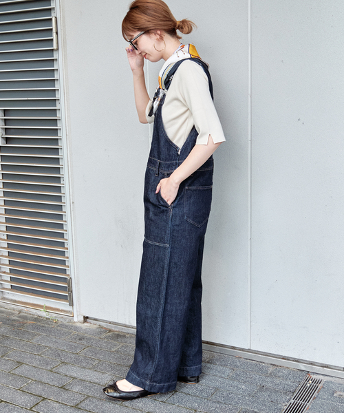 B.C STOCKリーンフレアオーバーオール B.C STOCK（ベーセーストック）の「リーンフレアOVERALL