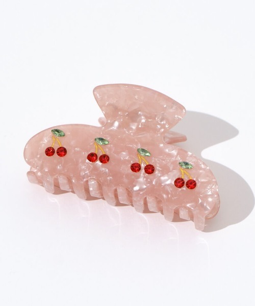チェリーヘアクリップ（バレッタ/ヘアクリップ）｜flower（フラワー