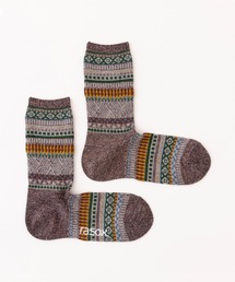rasox | rasox（ラソックス）／　フェアアイル・コットン(ソックス/靴下)