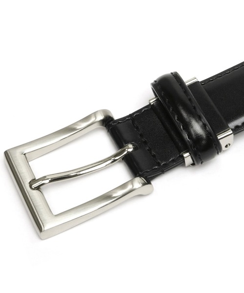 TOKYO SHIRTS（トウキョウシャツ）の「ピンバックル式 牛革 メンズベルト（ベルト・メンズ・ブラック・FREE）」の2枚目の写真