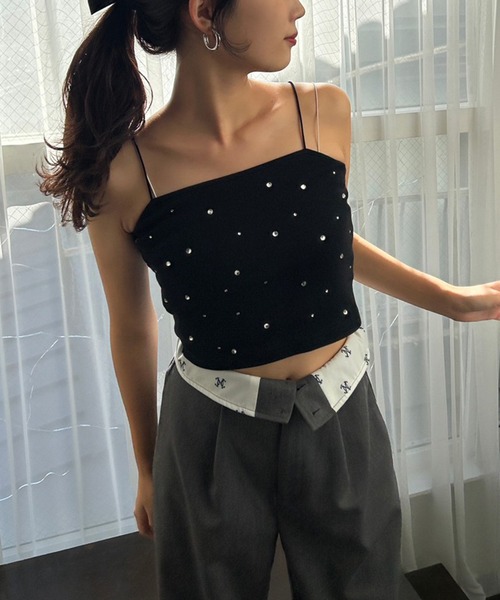 one after another NICE CLAUP（ワンアフターアナザーナイスクラップ）の「2WAY/折り返しチノパンツ（チノパンツ・レディース・グレー/キャメル/ブラック・SMALL/MEDIUM）」の16枚目の写真