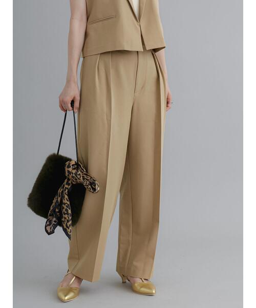 Te chichi（テチチ）の「2タックセミワイドパンツ（その他パンツ・レディース・ベージュ/グレー・S/M）」の3枚目の写真